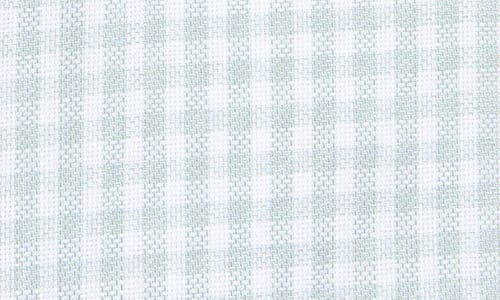 Nordstrom Premium Non-iron Trim Fit Dress Shirt In Green Gingham