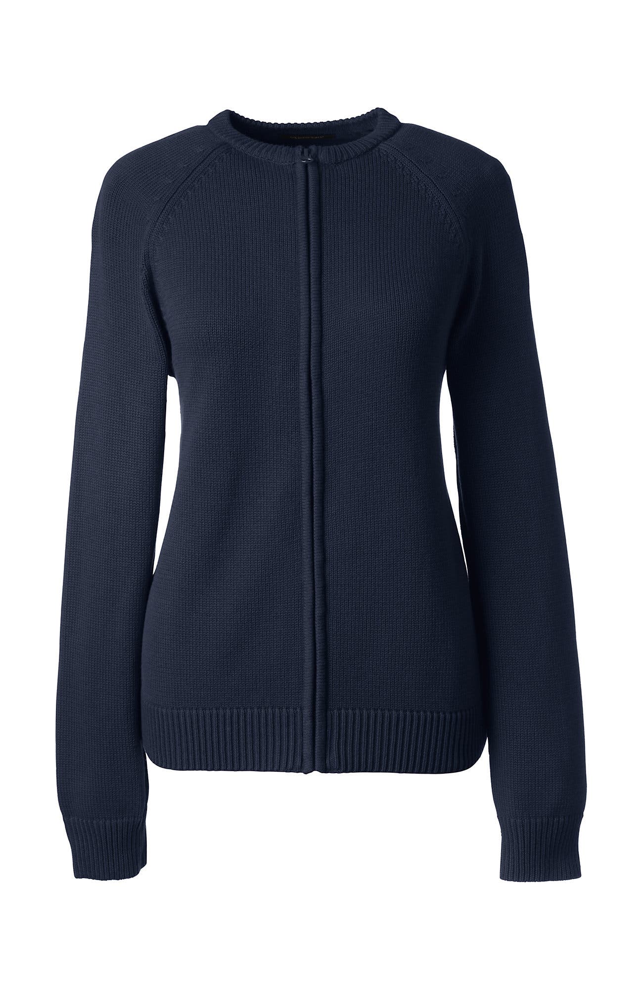 School Uniform  Cotton Modal Zip-front Cardigan Sweater - image 2