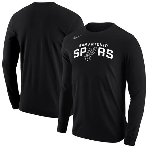 Men's Nike Black San Antonio Spurs Logo Core Long Sleeve T-Shirt
