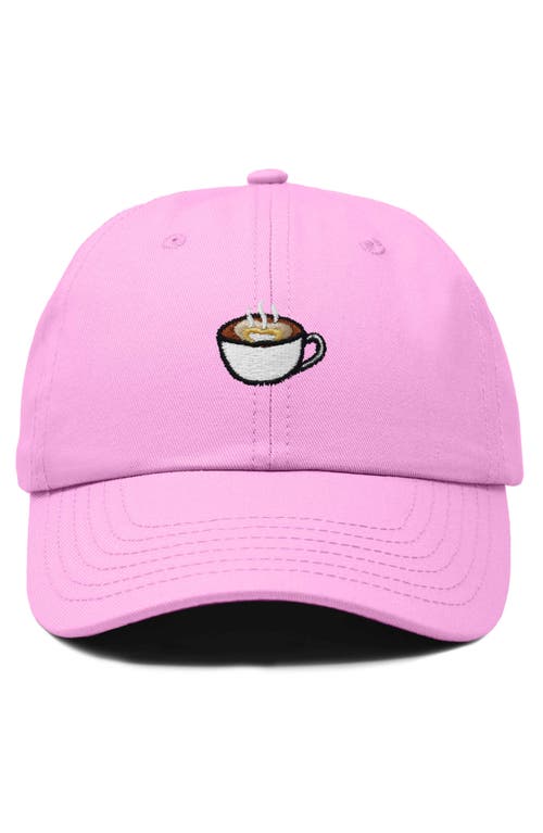 Dalix Cappuccino Embroidered Casual Cap In Light Pink