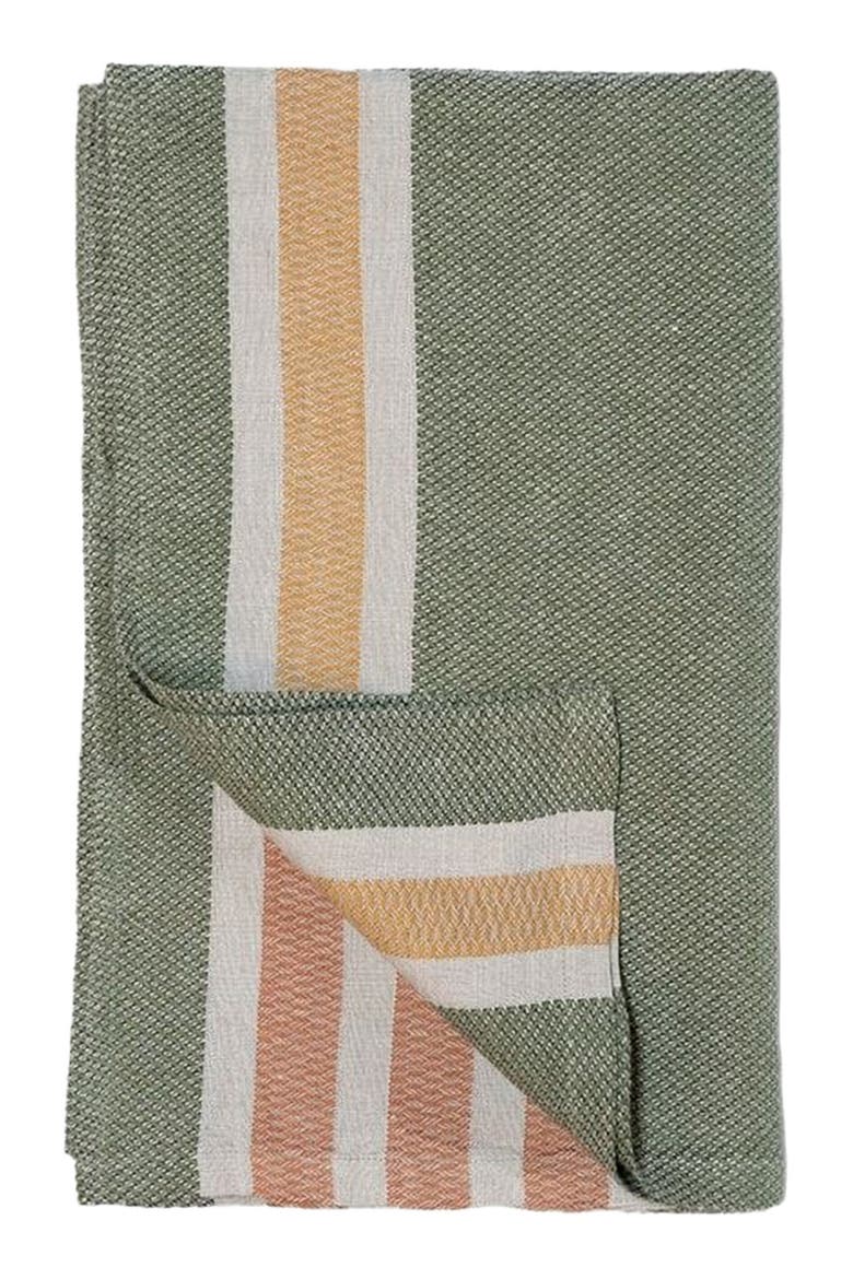 The Flax Towel, Main, color, Moss