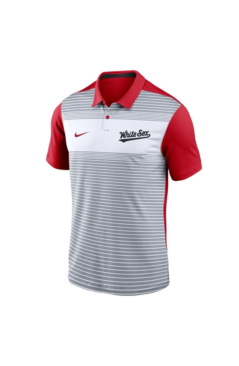 Nike Men's Nike White/Red Chicago White Sox 2025 City Connect Fashion Legacy Icon Vapor Performance Polo, Alternate, color, White