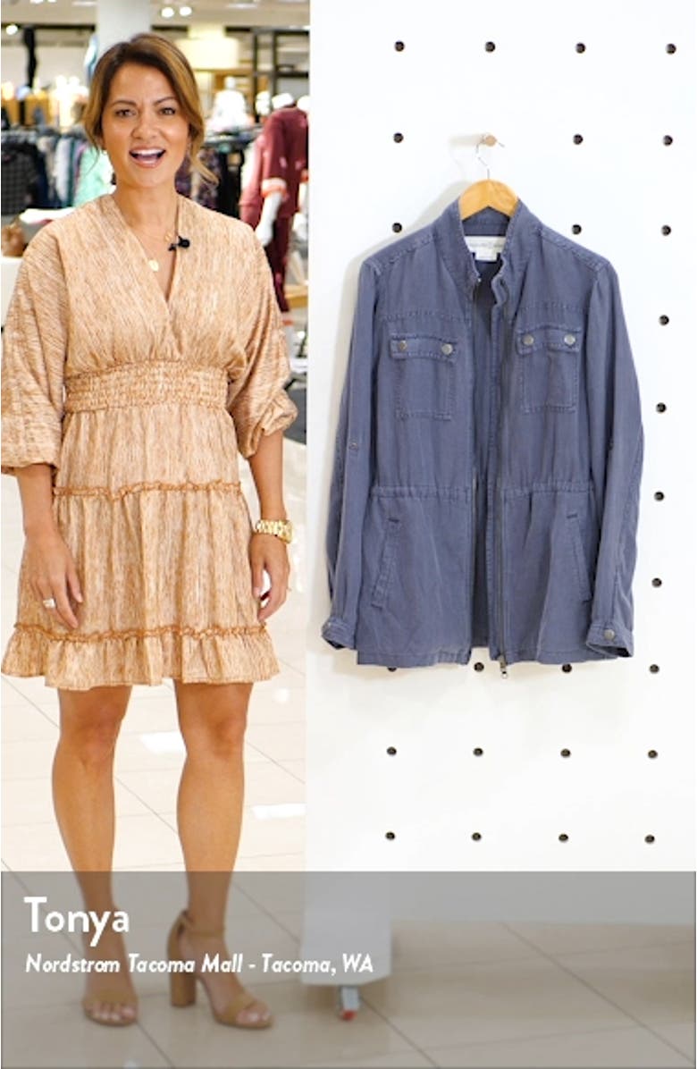 Linen Blend Field Jacket, sales video thumbnail