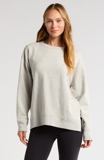 Zella Luxe French Terry Sweatshirt | Nordstrom