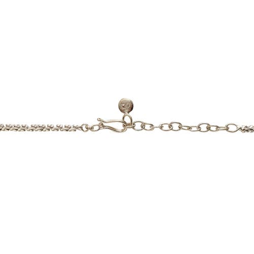 Dhwani Bhansal Vazio Pendant In White Rhodium Plated