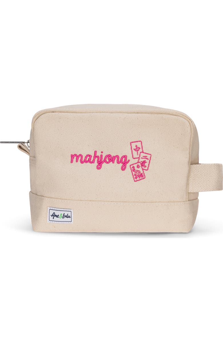 Ame & Lulu Mahjong Tile Bag, Main, color, Pink