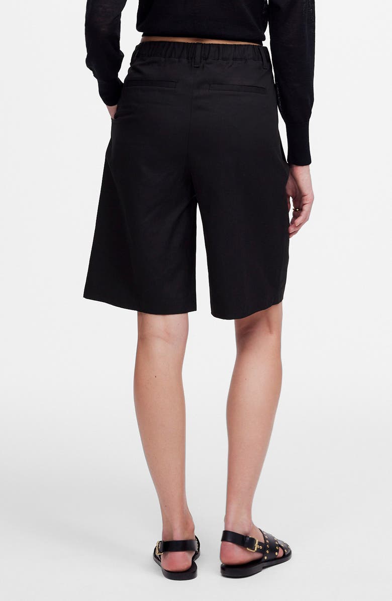 Madewell Pleated Relaxed Fit Shorts, Alternate, color, 