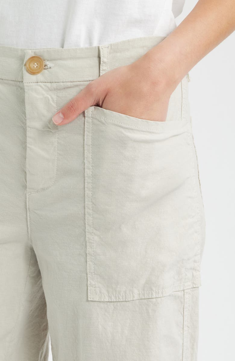 Frank & Eileen Wide Leg Carpenter Pants, Alternate, color, Cement