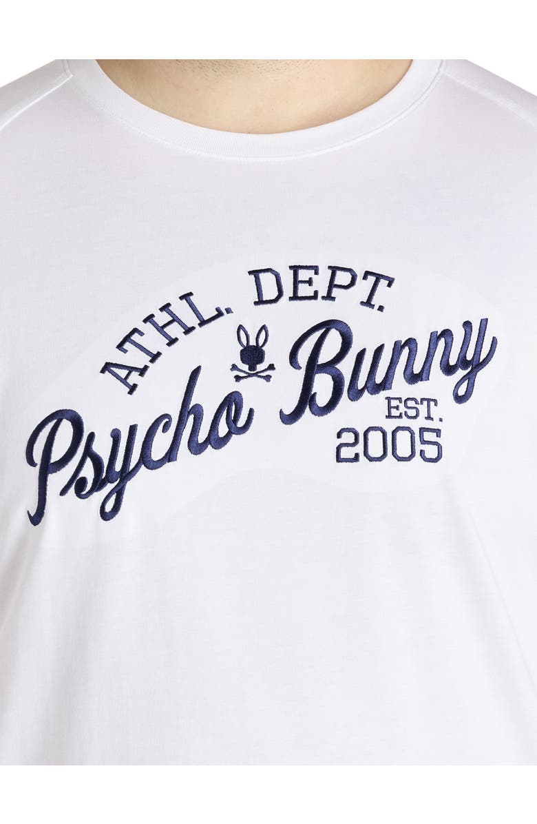 Psycho Bunny Big & Tall Fenton Graphic Tee, Alternate, color, White