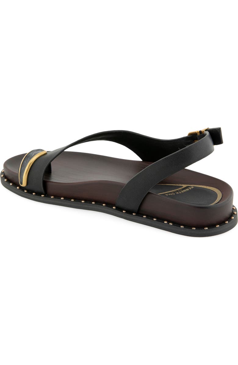 Kenneth Cole Dixon Sandal, Alternate, color, Black Leather