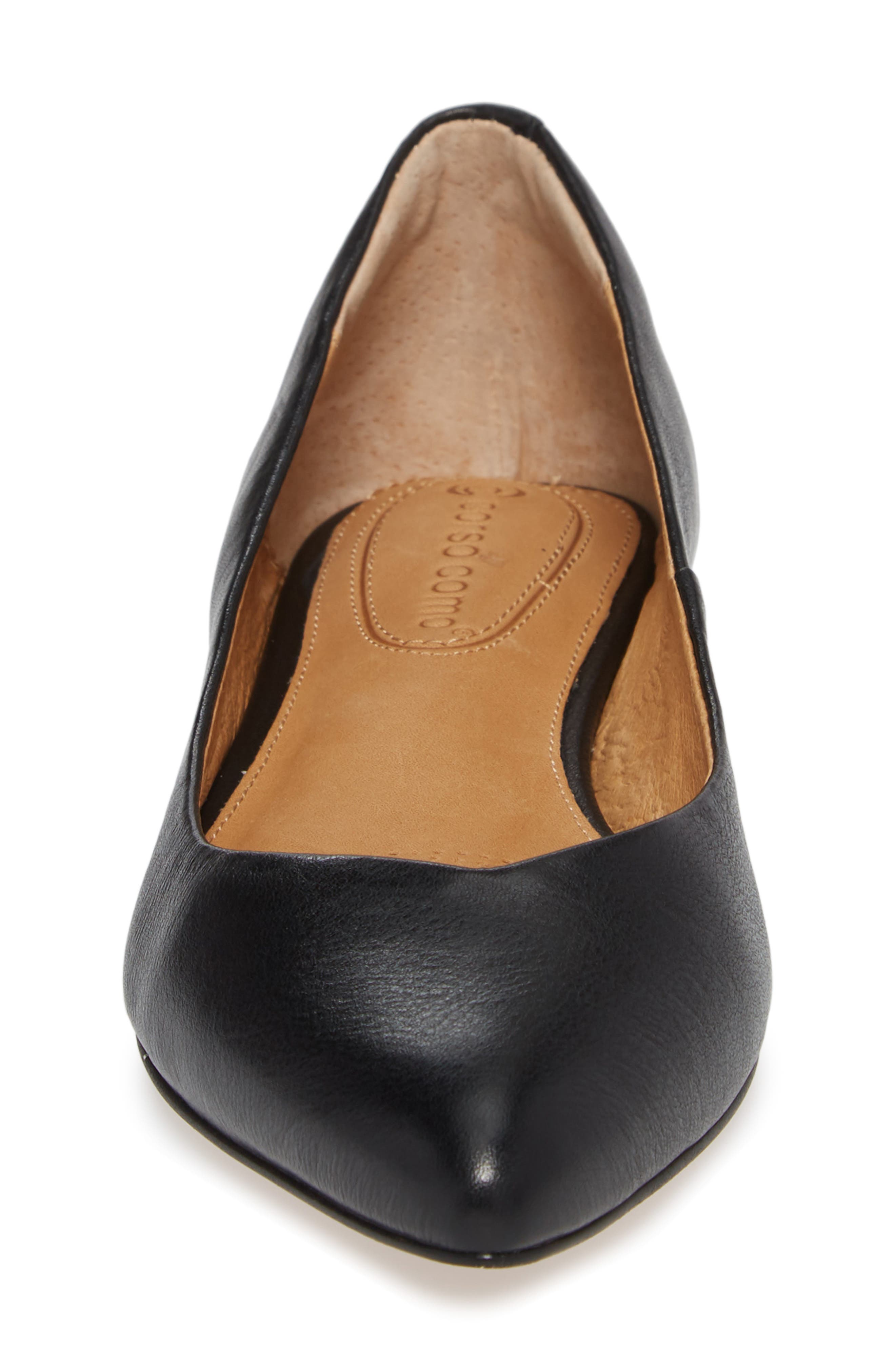 Jullia Flat, Alternate, color, BLACK LEATHER