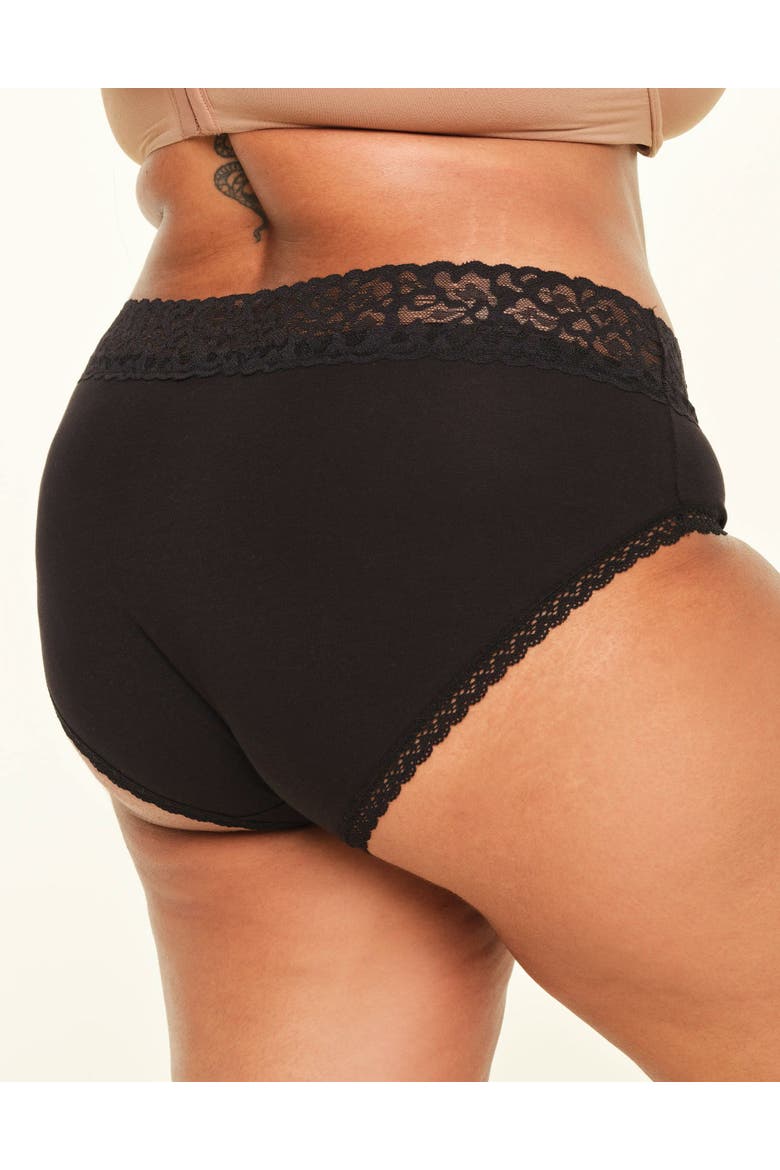 Miley Hipster Panties, Alternate, color, Black