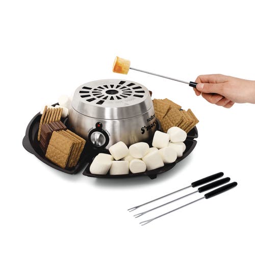 Salton S'mores & Fondue Maker Black In Black