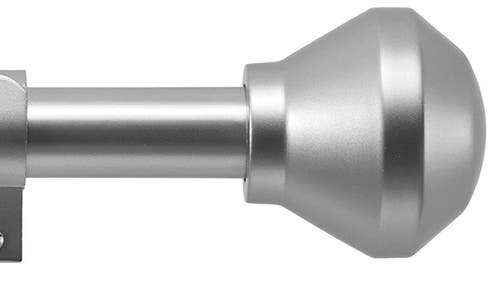Dkny Conrad Adjustable Curtain Rod & Finial Set