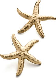 BaubleBar Swept Up Starfish Earrings