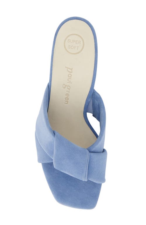 Paul Green Yasmin Sandal In Denim Suede
