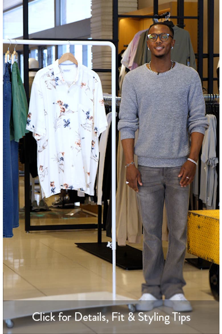 Veracruz Cay Vintage Floral Short Sleeve Button-Up Shirt video