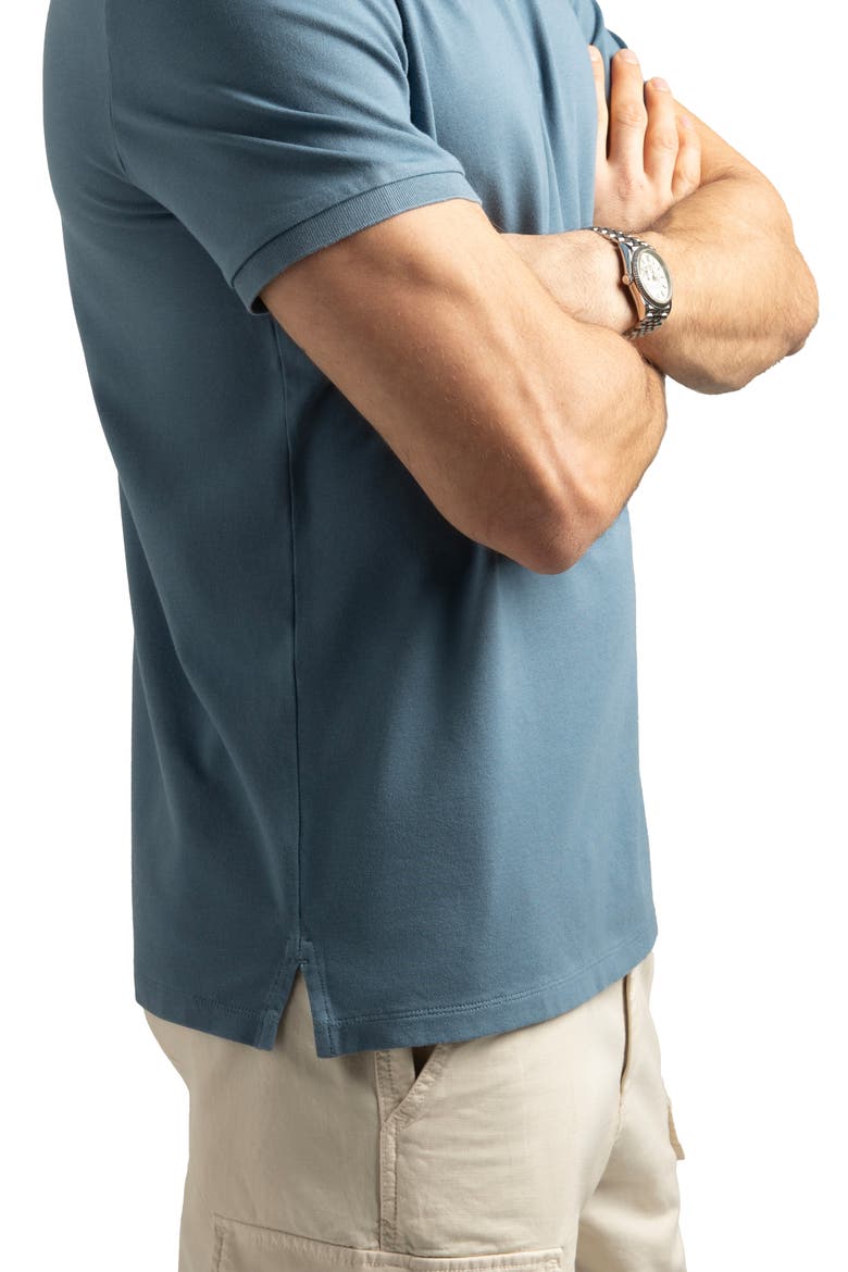 Matterhorn Supima® Cotton Blend Polo, Alternate, color, BLUE WHALE