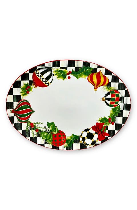 Deck the Halls Serving Platter