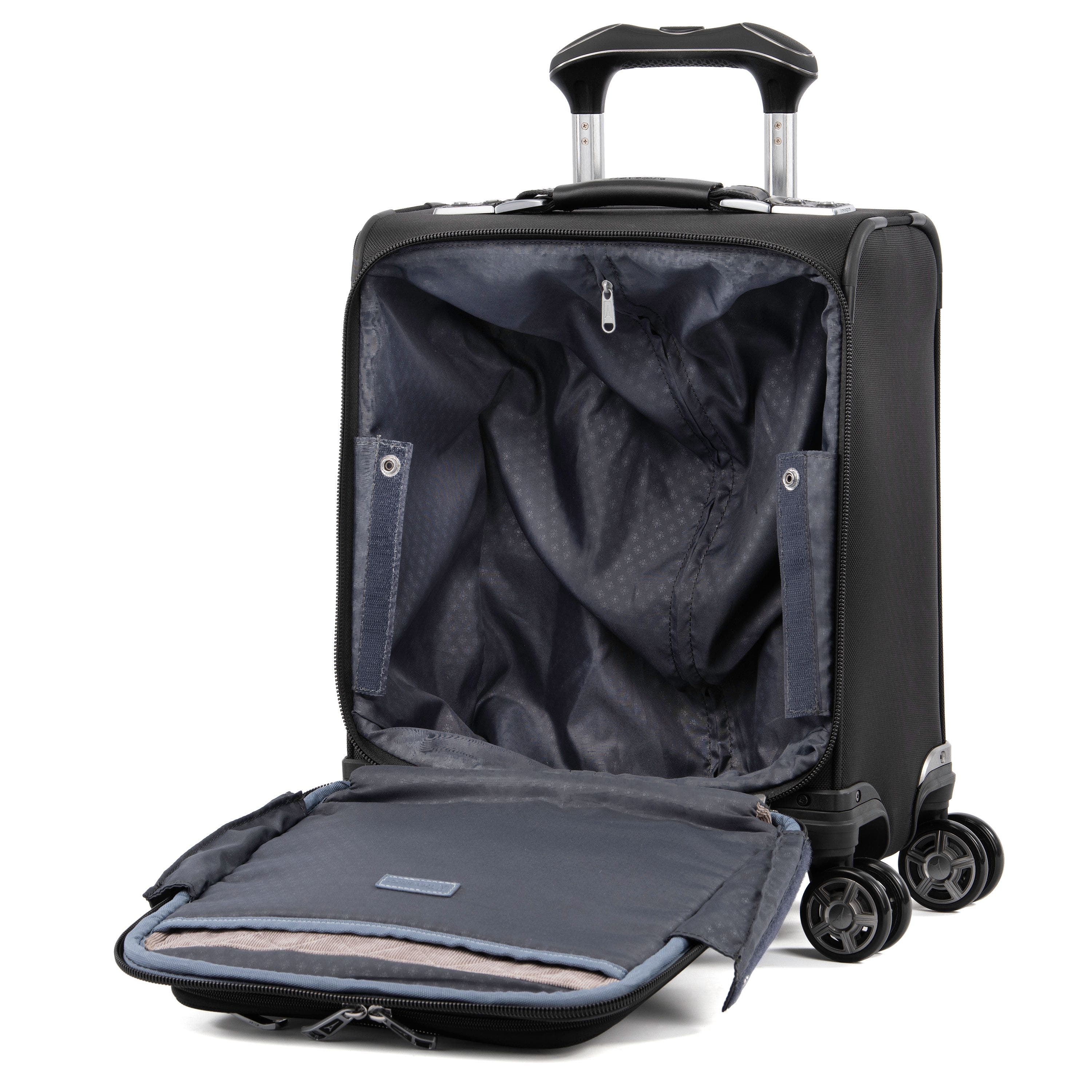 TRAVELPRO Platinum Elite Underseat Spinner Tote Bag with USB Port, Alternate, color, Shadow Black