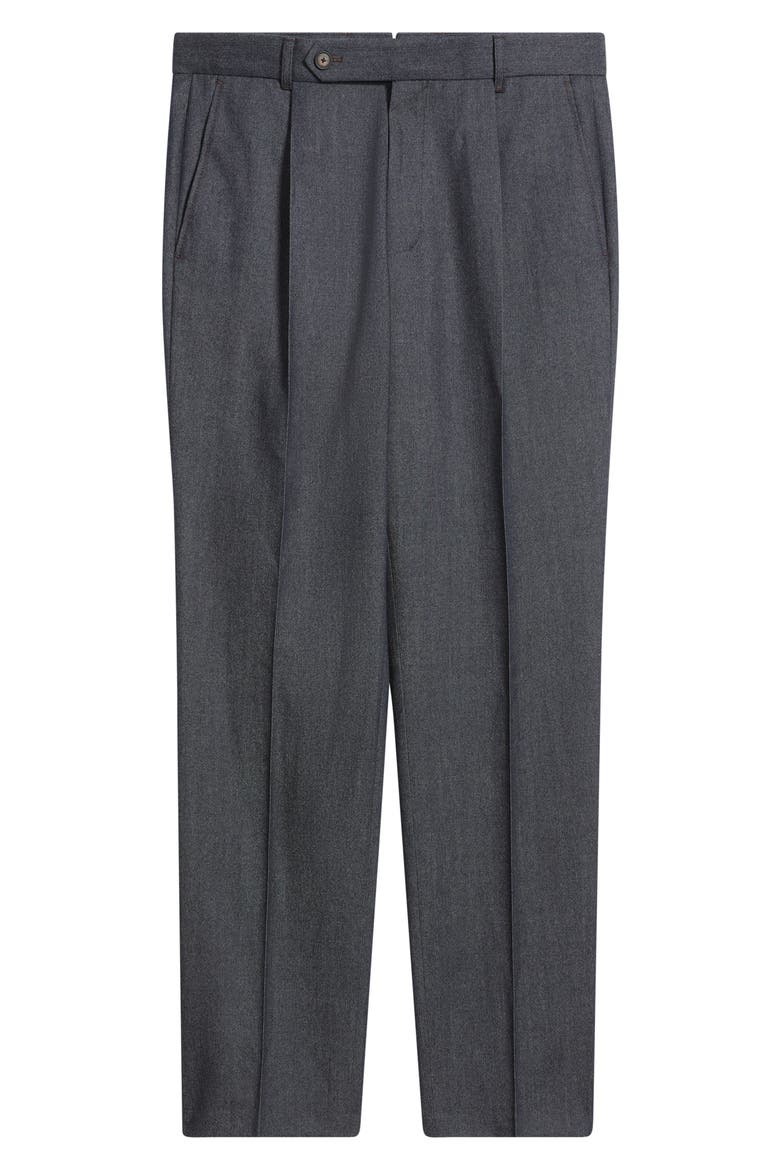 Perino Pleated Dress Pants, Alternate, color, DARK BLUE