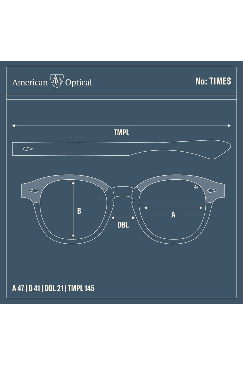 Times 47mm Round Nylon Non Polarized, Alternate, color, Black Crystal - GGN