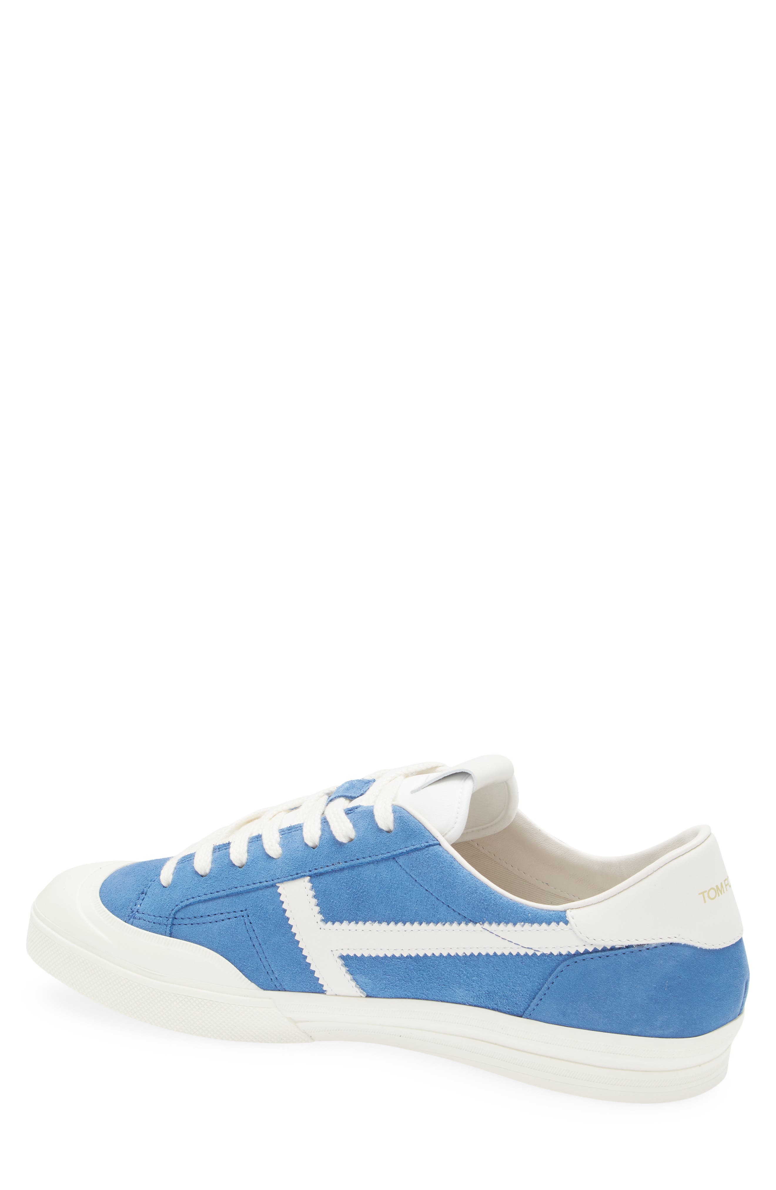 TOM FORD Jarvis Low Top Sneaker, Alternate, color, Cobalt/ Off White/ Ivory