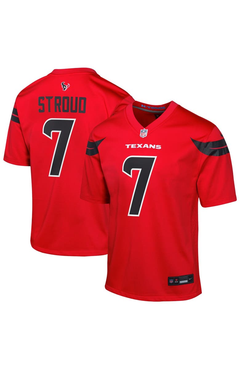 Nike Youth Nike C.J. Stroud Red Houston Texans Alternate Game Jersey, Main, color, Red