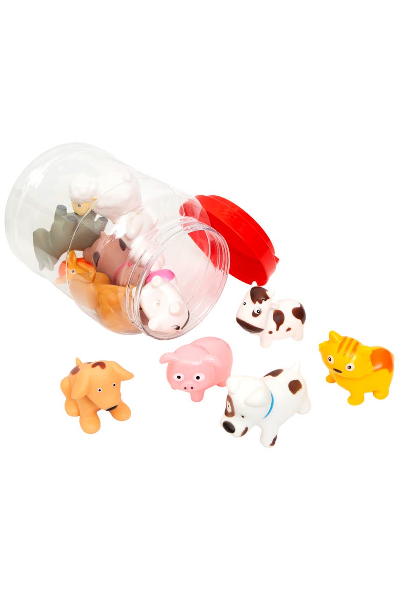 Boley Bath Toy Bucket Farm Animals 12Pc Playset, Alternate, color, 