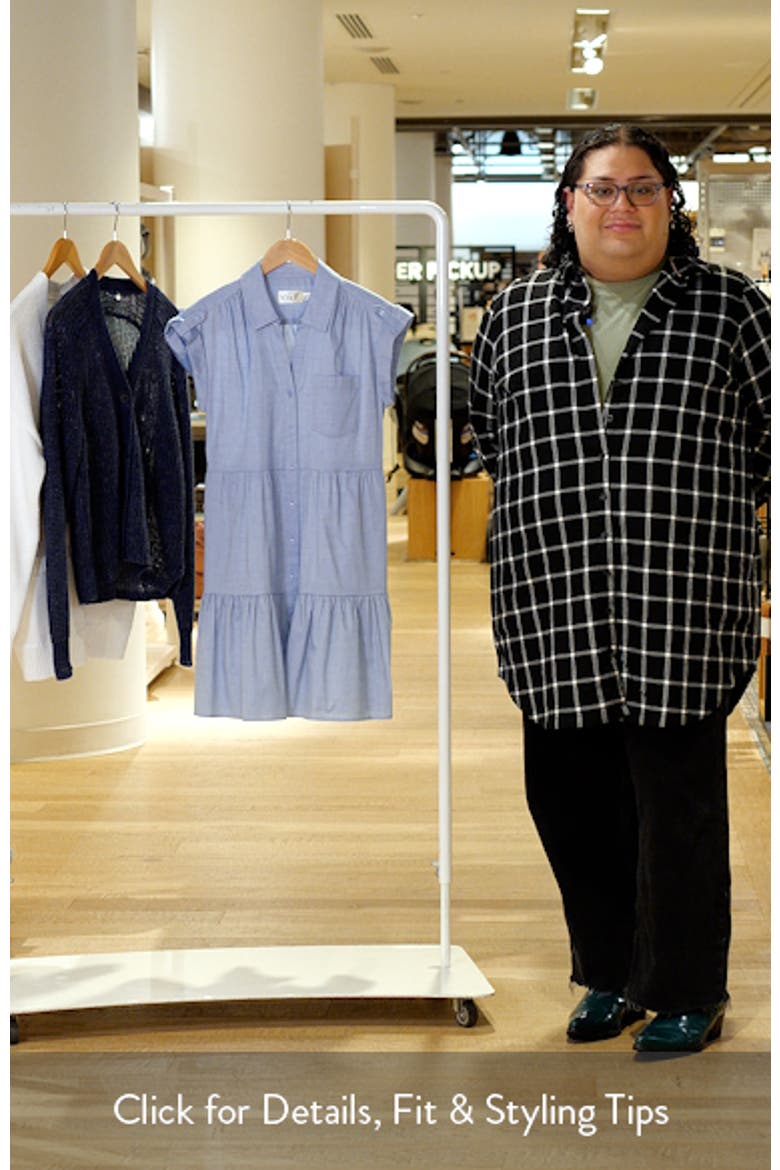 Tiered Cotton Shirtdress video