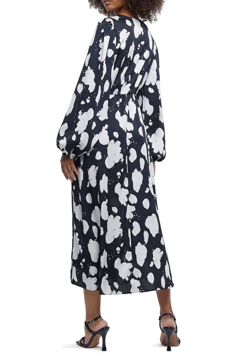 River Island Ellis Long Sleeve Cutout Dress, Alternate, color,