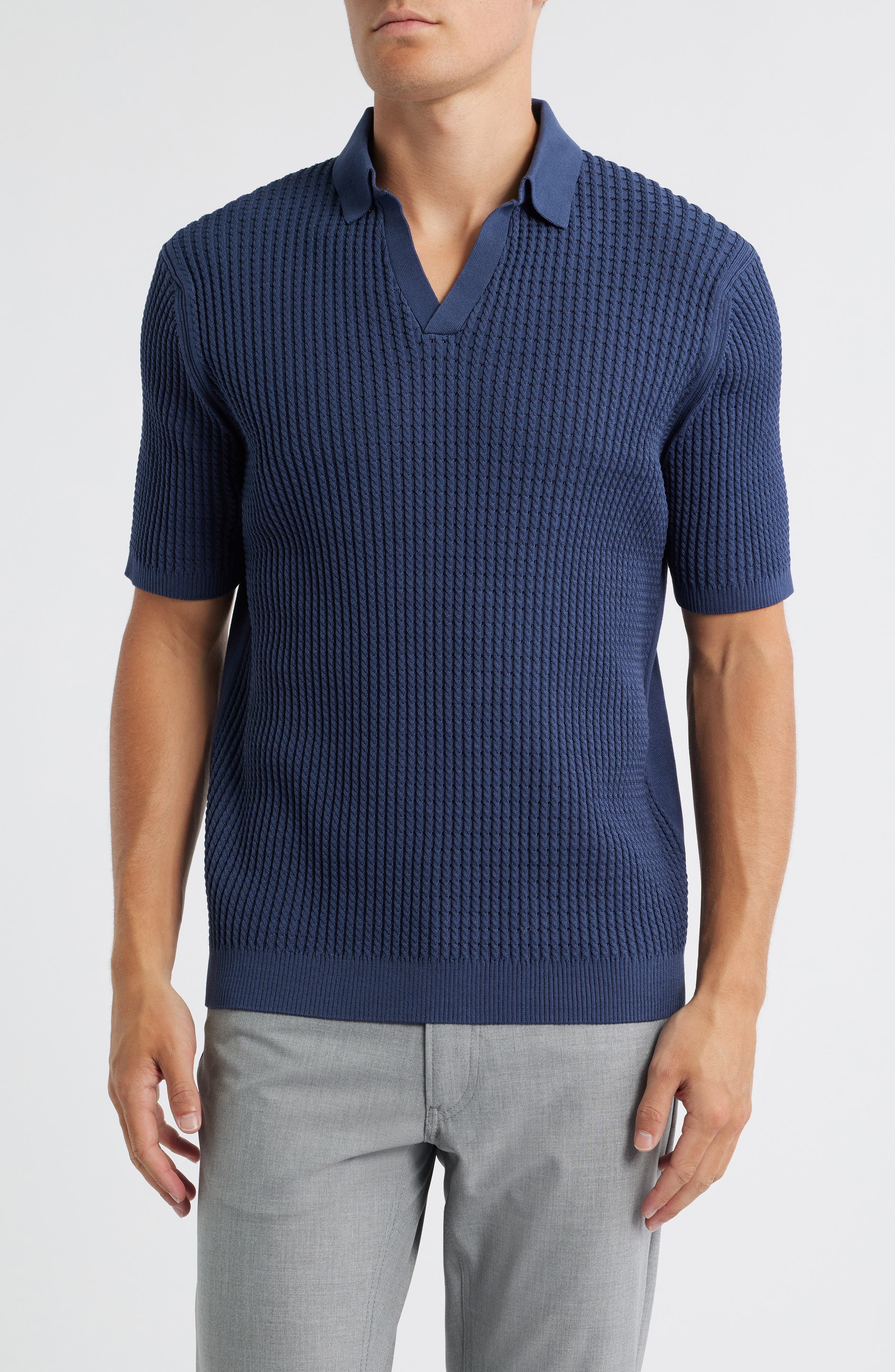 Reiss Merit Cotton Blend Polo