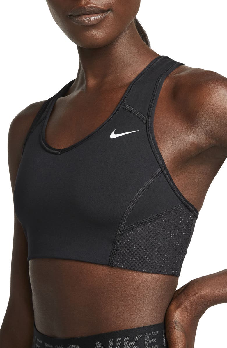 Nike Pro Dri-FIT Swoosh Sparkle Sports Bra, Alternate, color, 