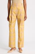 3.1 Phillip Lim Plaid Jacquard Straight Leg Trousers