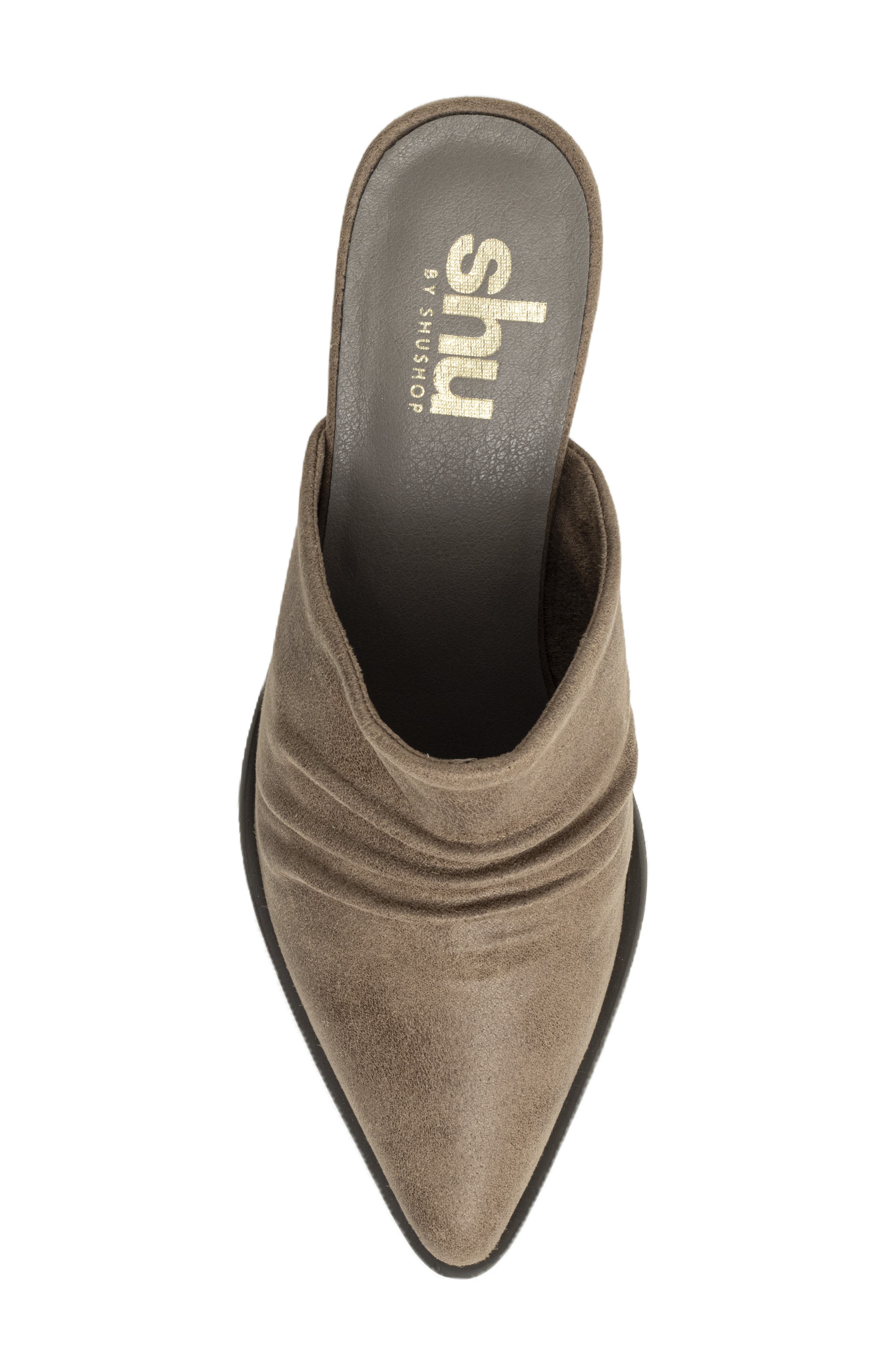 Nicky Pointed Toe Mule, Alternate, color, TAUPE SUEDE