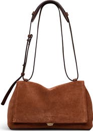 Radley Mercer Street - Suede Medium Flapover Shoulder Bag