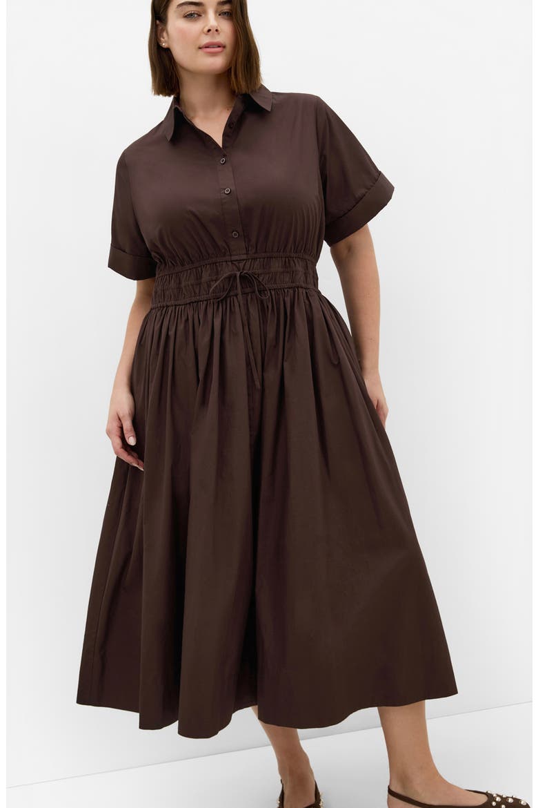 Lana Shirtdress, Alternate, color, CHOCOLATE