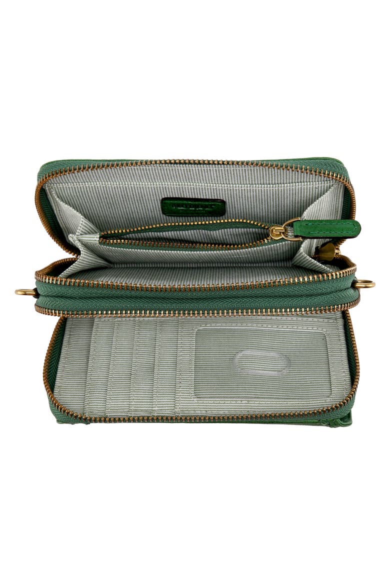 Northwood Leather Wallet on a Chain, Alternate, color, GREEN