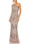 One Shoulder Embellished Gown