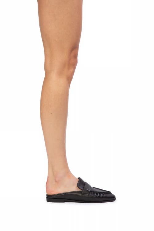 Black Suede Studio Gabby Loafer In Black