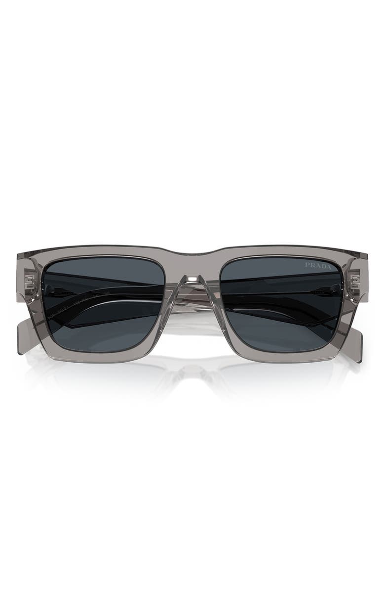 Prada 50mm Pillow Sunglasses, Alternate, color, Dark Grey
