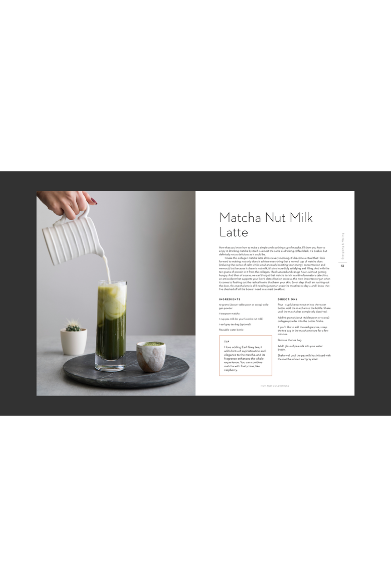 The Collagen Glow Founder's Cookbook, Alternate, color, Gray/ Neutral
