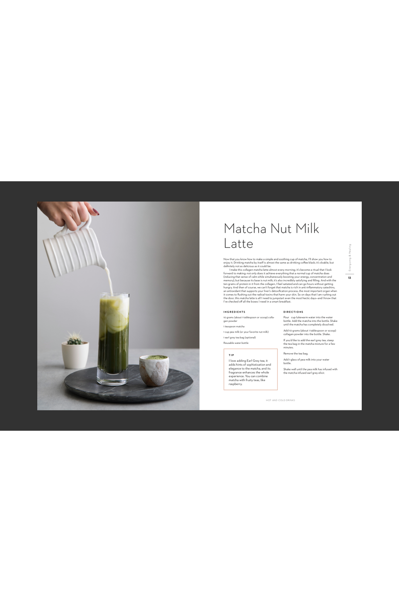 CRUSHED TONIC The Collagen Glow Founder's Cookbook, Alternate, color, Gray/ Neutral