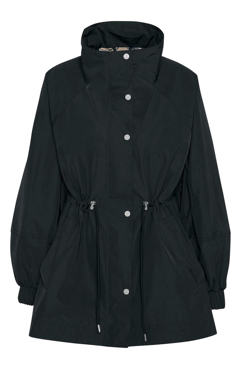 Barbour Suri Showerproof Jacket, Alternate, color, Black Safari Dress T