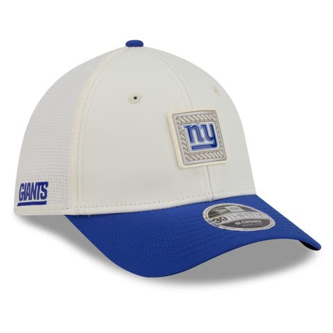 Men's New Era  Cream/Royal New York Giants 2026 NFL Training Camp 39THIRTY Flex Hat