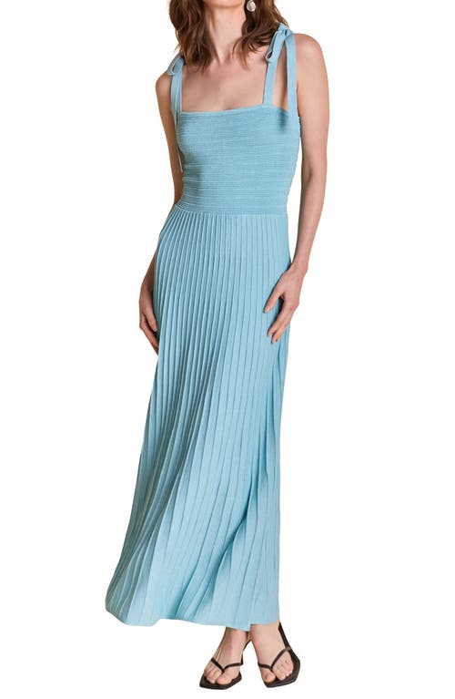 Endless Rose Tie Strap Metallic Maxi Sweater Dress
