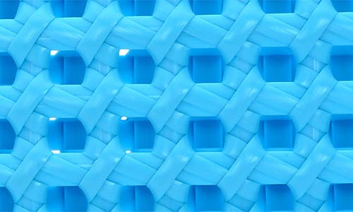 Iscream Kids' Small Woven Tote In Blue