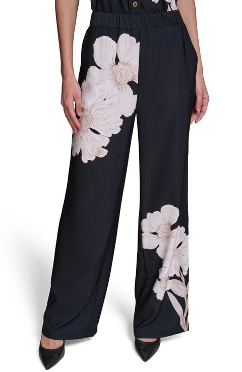 Placed Floral Soft Pants