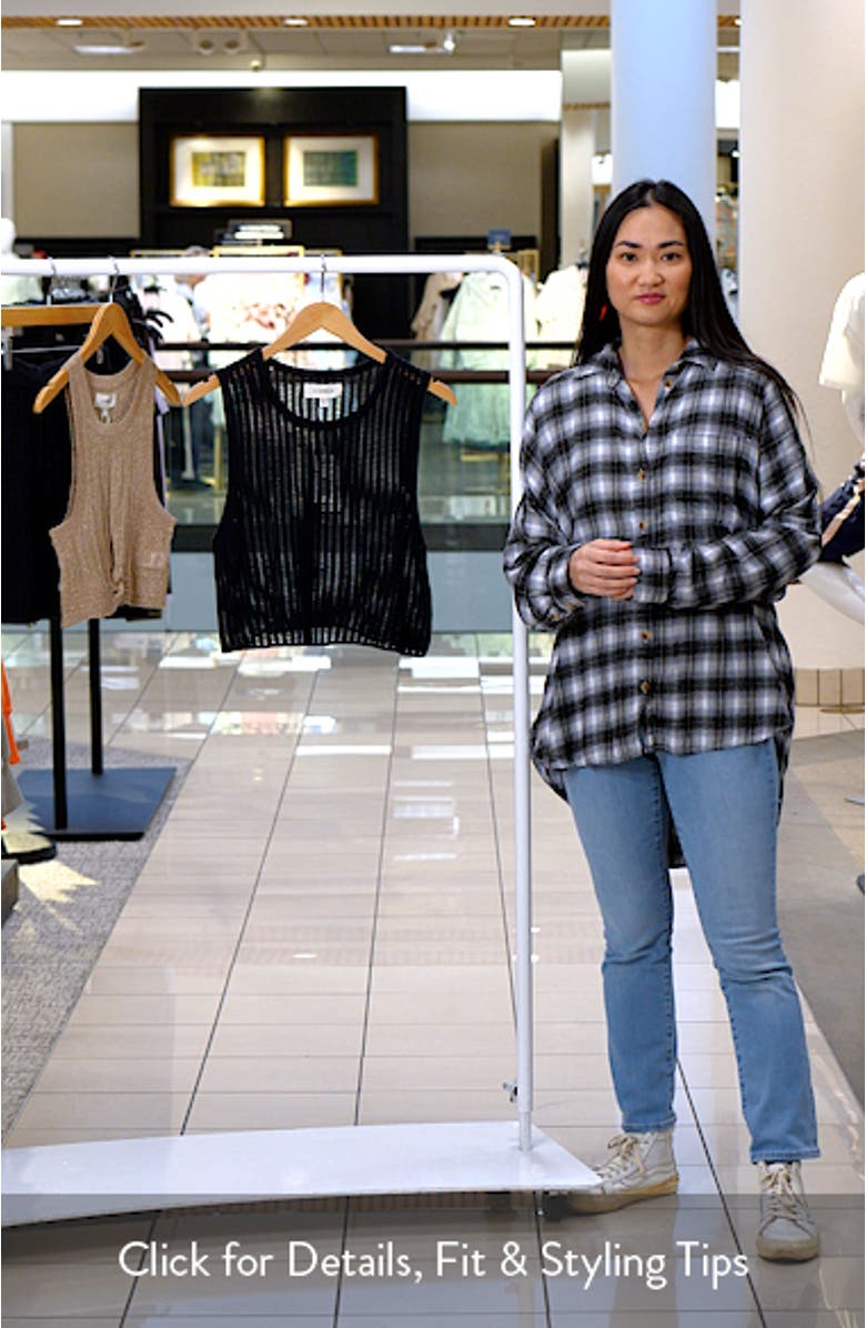 Sander Open Stitch Cover-Up Tank, sales video thumbnail