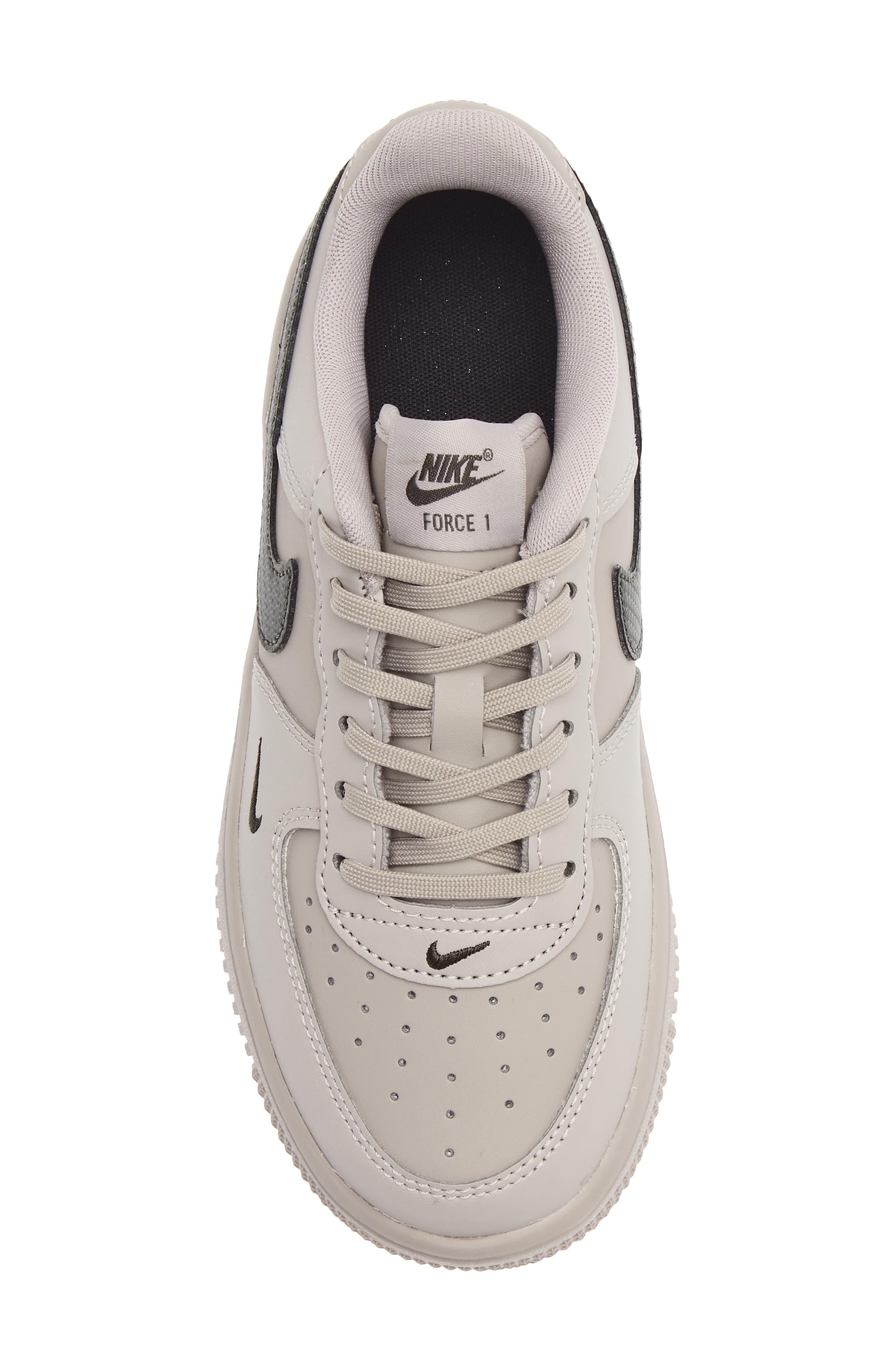 Kids' Air Force 1 Sneaker, Alternate, color, COLLEGE GREY/ NEWSPRINT